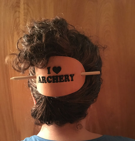 Leather Hair Barrette